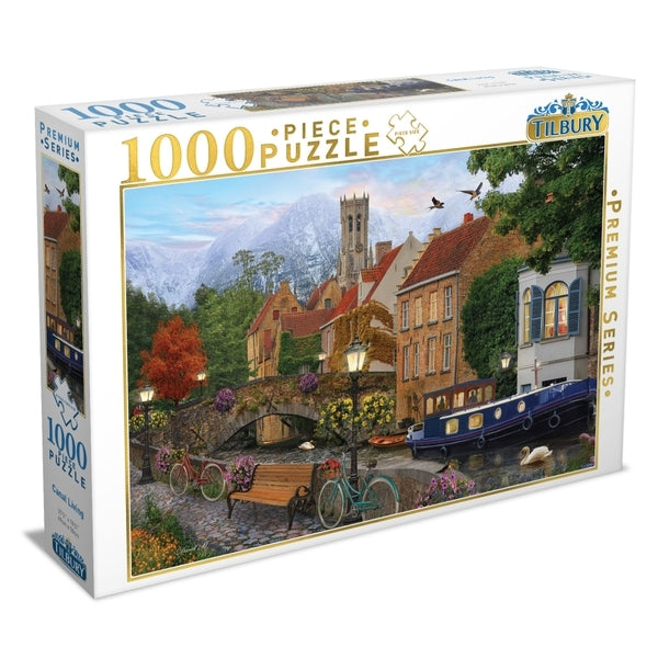 Tilbury - Canal Living by David Maclean Jigsaw Puzzle (1000 pieces)