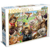 Tilbury - Kittens Bird Watching Jigsaw Puzzle by Adrian Chesterman (1000 pieces)