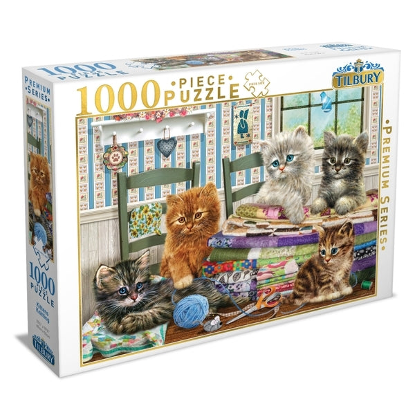 Tilbury - Kittens Knitting Jigsaw Puzzle (1000 pieces)