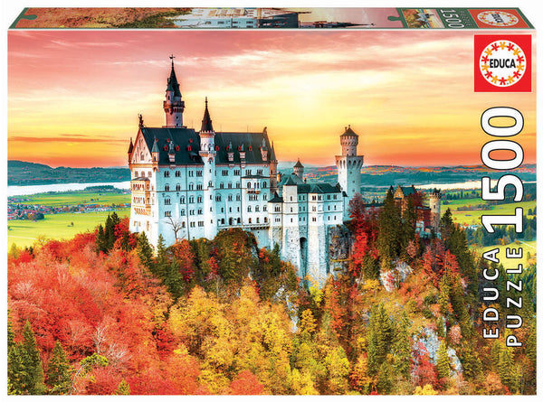 Educa - Autumn In Neuschwanstein Jigsaw Puzzle (1500 Pieces)