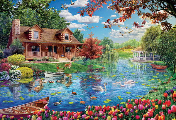 Educa - Little House On The Lake Jigsaw Puzzle (5000 Pieces)