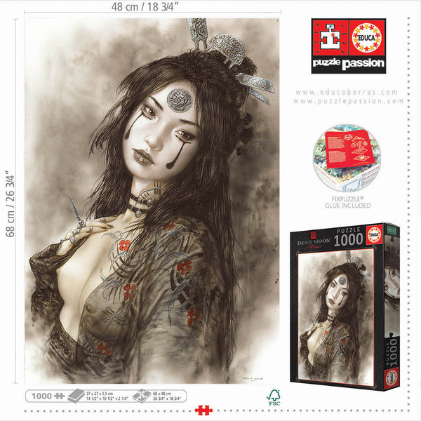 Educa - Dead Moon by Luis Royo Jigsaw Puzzle (1000 Pieces)