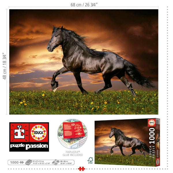 Educa - Trotting Horse Jigsaw Puzzle (1000 Pieces)