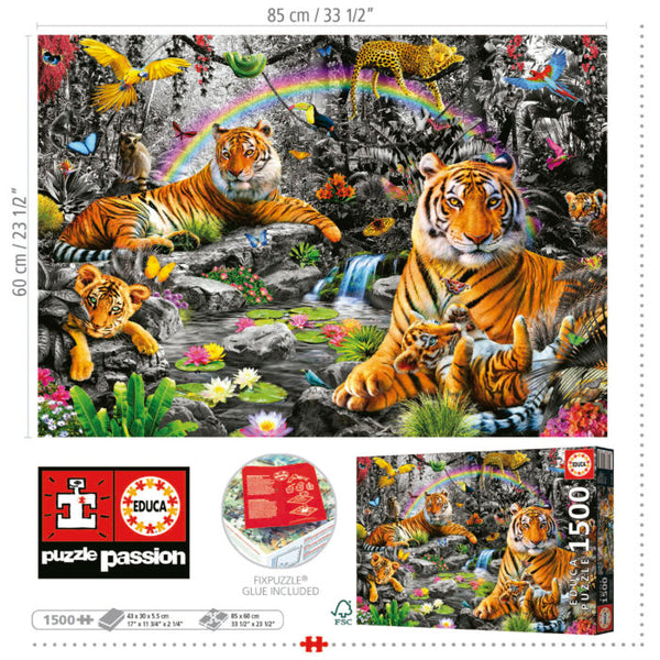 Educa - Brilliant Jungle Jigsaw Puzzle (1500 Pieces)