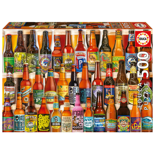 Educa - Craft Beers Jigsaw Puzzle (500 Pieces)