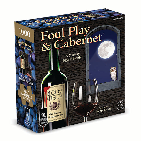 Bepuzzled - Foul Play & Cabernet Classic Mystery Jigsaw Puzzle (1000 Pieces)