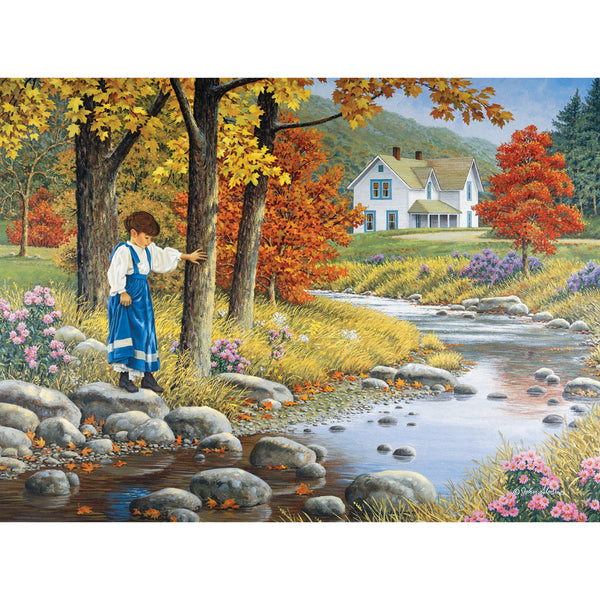 Bits and Pieces - Stepping Stones by John Sloane Jigsaw Puzzle (300 Pieces)