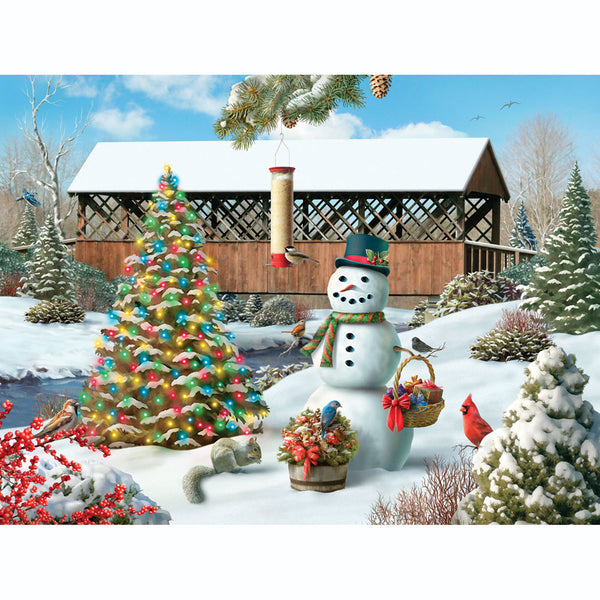 Bits and Pieces - Countryside Christmas by Alan Giana Jigsaw Puzzle (300 Pieces)