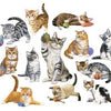 Bits and Pieces - Set of Twelve (12) Mini Jigsaw Puzzles - Kittens by The Dozen - 250 pc Cat Puzzle Collection by Artist Jack Williams