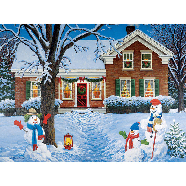 Bits and Pieces - 1000 Piece Jigsaw Puzzle - The Greeters by Artist John Sloane