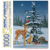 Bits and Pieces - William Vanderdasson - Snowy Christmas Gathering Jigsaw Puzzle (1000 Pieces)