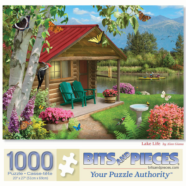 Bits and Pieces - Lake Life by Alan Giana Jigsaw Puzzle (1000 Pieces)