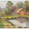 Ceaco - Red Barn Retreat by Thomas Kinkade Jigsaw Puzzle (1000 Pieces)