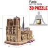 Cubic Fun - National Geographic 3D Puzzle - Notre Dame De Paris (France) Jigsaw Puzzle (128 Pieces)