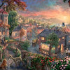 Thomas Kinkade Fantasia Lady & The Tramp Winnie The Pooh Tangled Disney Dreams Collection 4 In 1 Jigsaw Puzzle Set 500 Pieces