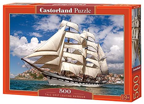 Castorland - Tall Ship Leaving Harbour Jigsaw Puzzle (500 Pieces)