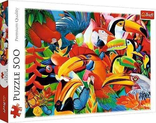 Trefl - Colourful Birds Jigsaw Puzzle (500 Pieces)