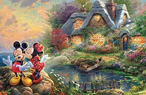 Ceaco Thomas Kinkade The Disney Collection Multipack 4 in 1 Puzzle - 500 Piece Each