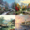 Ceaco - 4-in-1 Multi-Pack (4 x 500pc) Classic Collection by Thomas Kinkade Jigsaw Puzzle (2000 Pieces)