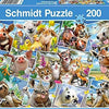 Schmidt - Animal Selfies Jigsaw Puzzle (200 Pieces)