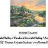 Ceaco - Daybreak at Emerald Valley by Thomas Kinkade Jigsaw Puzzle (1000 Pieces)