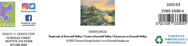 Ceaco - Daybreak at Emerald Valley by Thomas Kinkade Jigsaw Puzzle (1000 Pieces)