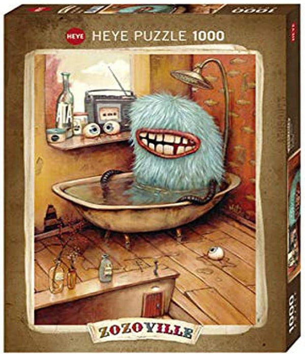 Heye - Zozoville, Bathtub Jigsaw Puzzle (1000 Pieces)