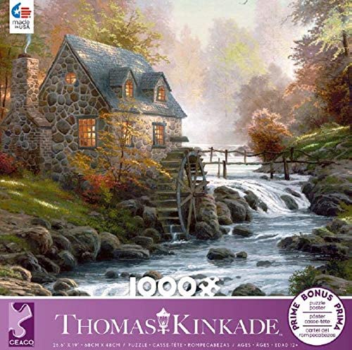 Ceaco - Thomas Kinkade - Cobblestone Mill Puzzle - 1000 Pieces