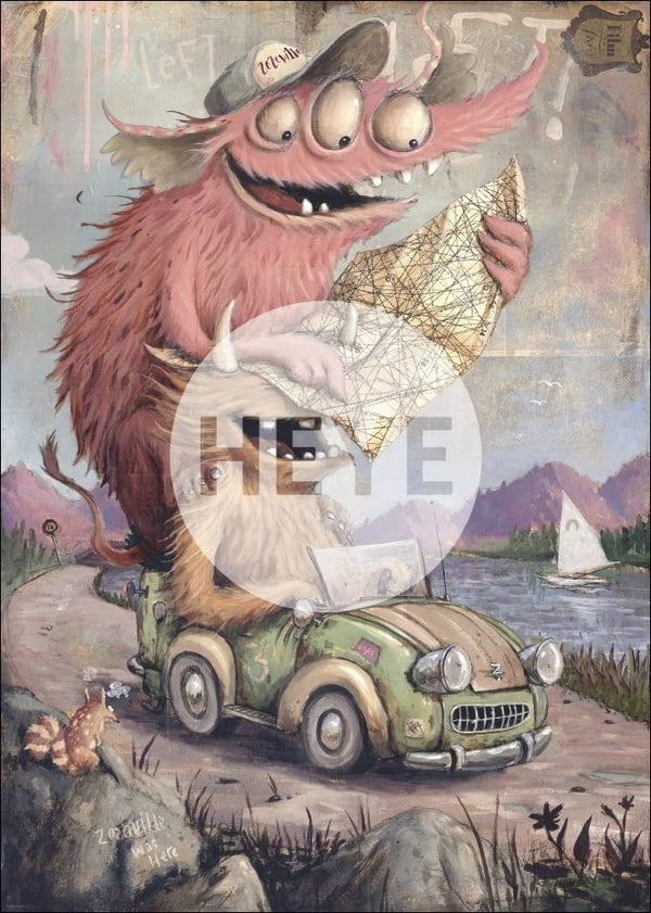 Heye - Zozoville Road Trippin Jigsaw Puzzle (2000 Pieces)