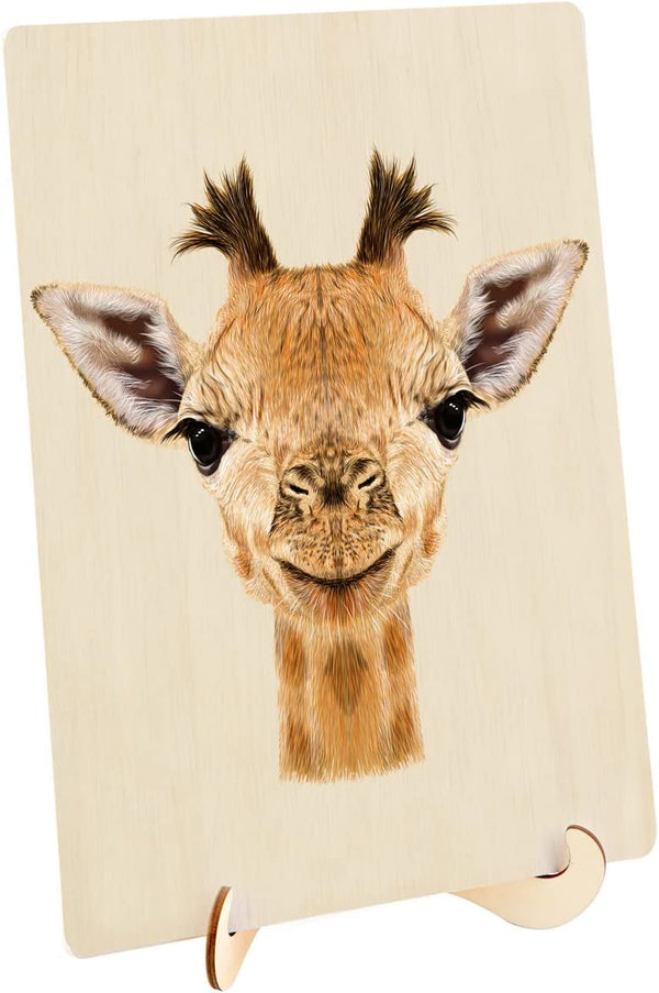 Puzzle Master - Giraffe Wooden Jigsaw Puzzle (128 Pieces)