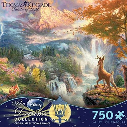 Ceaco Thomas Kinkade The Disney Dreams Collection Bambi 750 piece Puzzle