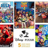 Ceaco Disney Pixar 5-in-1 Multipack Puzzles Includes (2) 300 Piece (2) 550 Piece (1) 750 Piece Puzzle