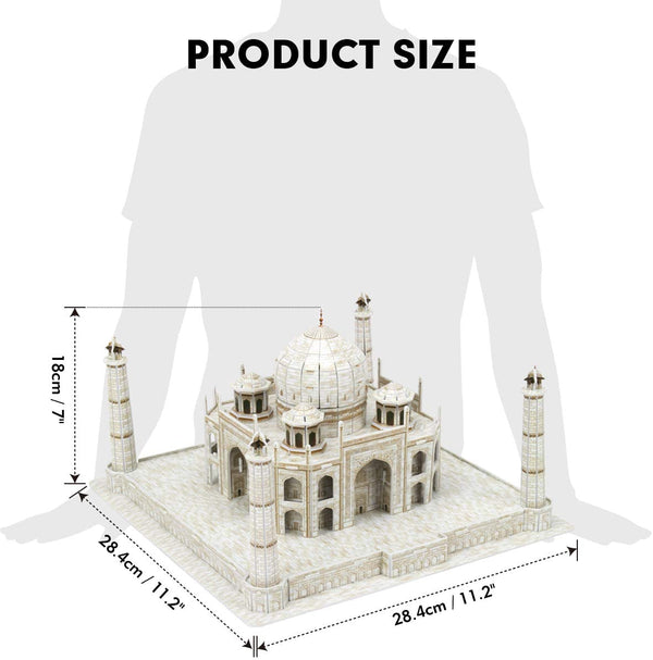 Cubic Fun - National Geographic 3D Puzzle - Taj Mahal (India) Jigsaw Puzzle (87 Pieces)