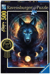 Ravensburger - Lunar Wolf Jigsaw Puzzle (500 Pieces)