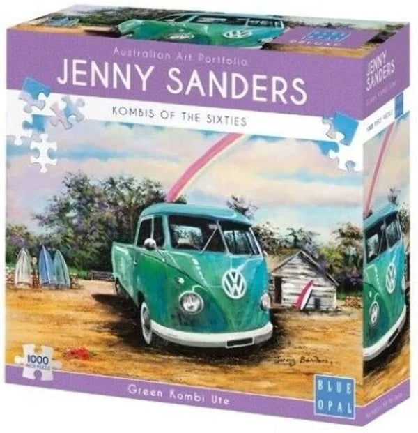 Blue Opal - Green Kombi Ute Jigsaw Puzzle (1000 Pieces)