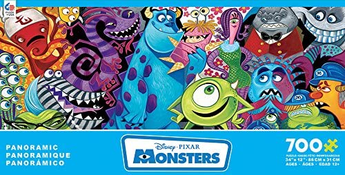 Ceaco Disney Panoramic Monsters Puzzle (700 Pieces)