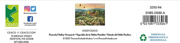 Ceaco - Peaceful Valley Vineyard by Thomas Kinkade Jigsaw Puzzle (1000 Pieces)