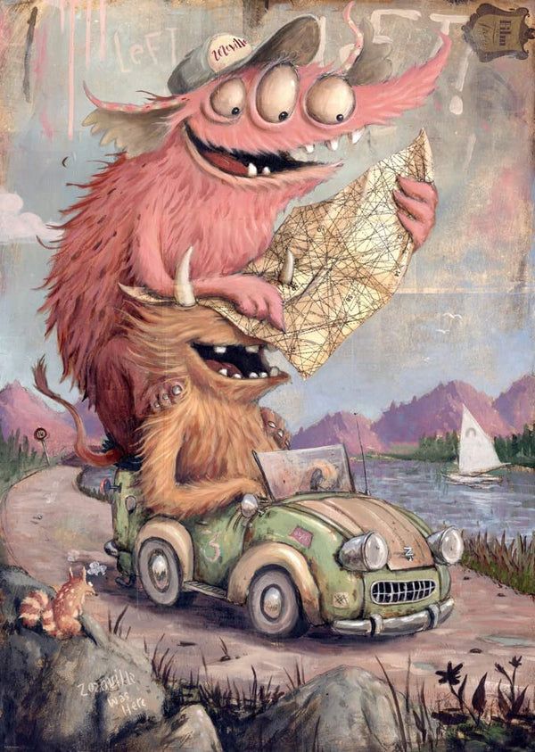 Heye - Zozoville Road Trippin Jigsaw Puzzle (2000 Pieces)