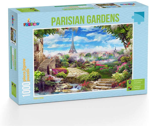 Funbox - Parisian Gardens Jigsaw Puzzle (1000 Pieces)