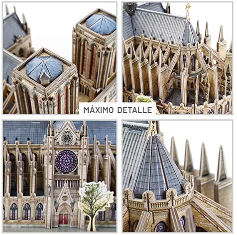 Cubic Fun - National Geographic 3D Puzzle - Notre Dame De Paris (France) Jigsaw Puzzle (128 Pieces)