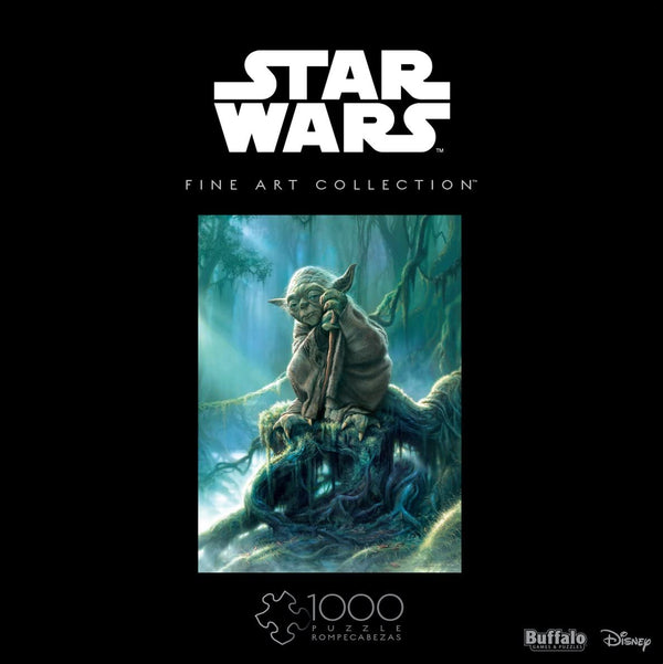Buffalo Games - Star Wars - Fine Art Collection - Yoda - 1000 Piece Jigsaw Puzzle