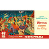 Pomegranate - Circus Above The City Floor Puzzle by Dany Paragouteva Jigsaw Puzzle (48 Pieces)