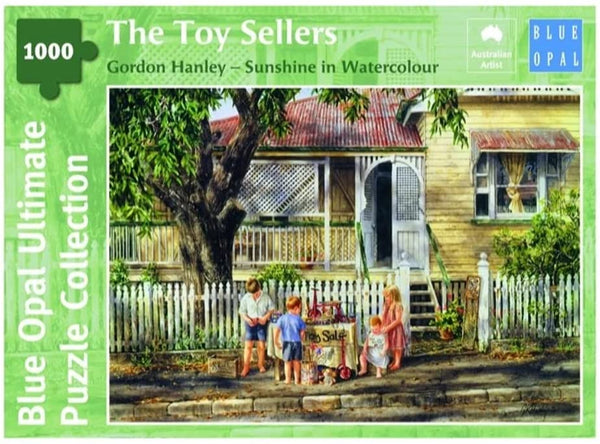 Blue Opal - The Toy Sellers by Gordon Hanley Jigsaw Puzzle (1000 Pieces)