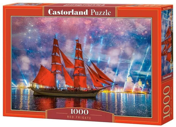 Castorland - Red Frigate Jigsaw Puzzle (1000 Pieces)