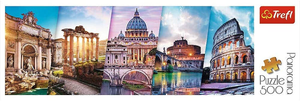 Trefl - Panorama, Travelling to Italy Jigsaw Puzzle (500 Pieces)