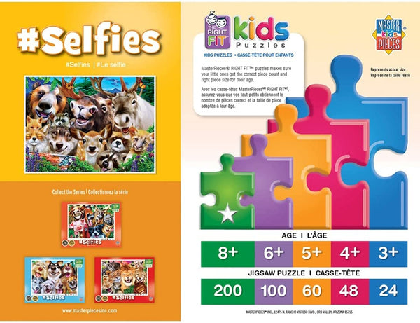 Masterpieces - Selfies - Woodland Wackiness Jigsaw Puzzle (200 Pieces)