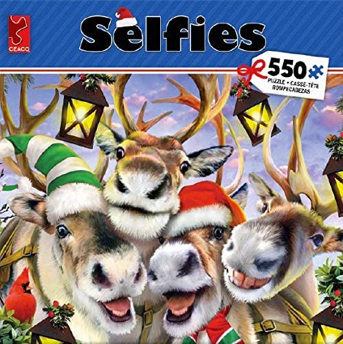 Ceaco Selfies Reindeer Selfie Puzzle - 550 Piece