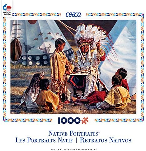 Ceaco Native Portraits - Buffalo Tales Puzzle (1000 Piece)