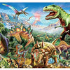 Ceaco - Dino Glow in The Dark Dino Party Jigsaw Puzzle (100 Pieces)