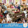 Ceaco Paws Gone Wild Livingroom Rompers Puzzle - 550 Piece